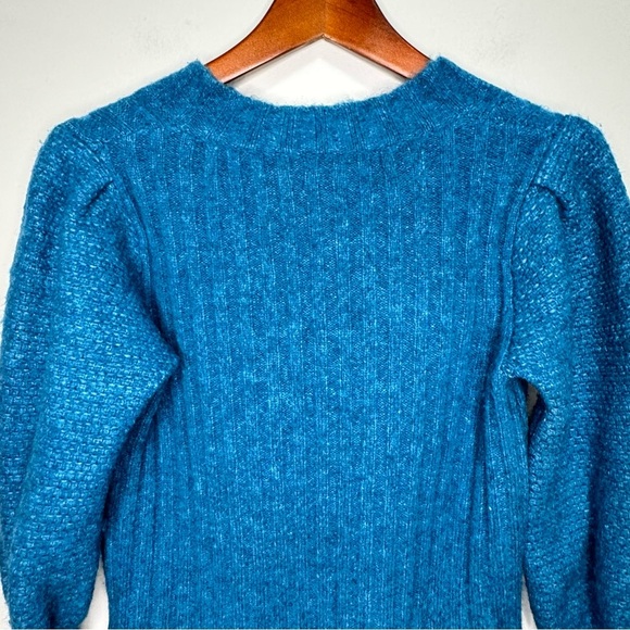 Rebecca Taylor Lofty Alpaca Puff Sleeve Sweater Size XS - Picture 9 of 16
